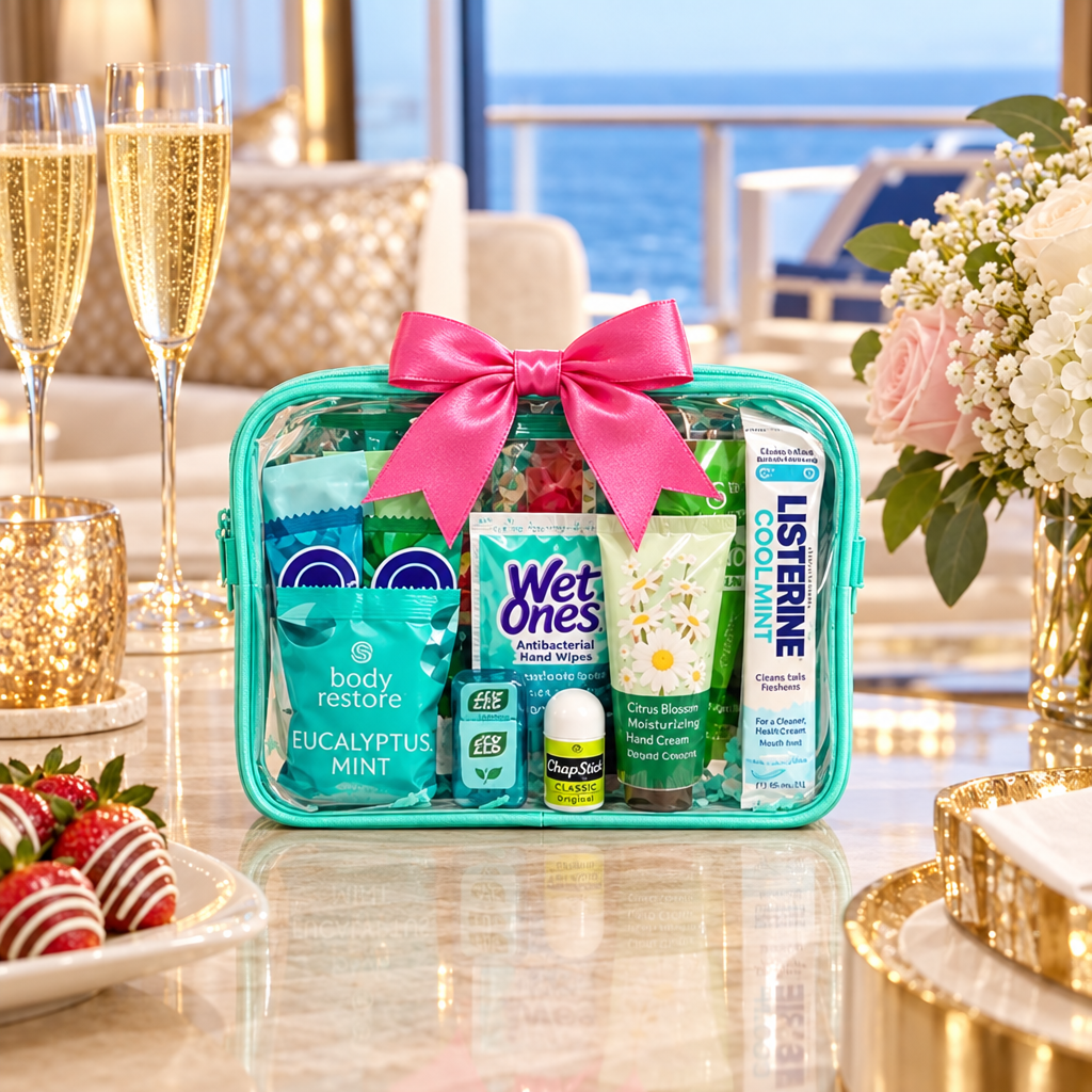 Seafoam Green Cruise & Travel Gift Bag