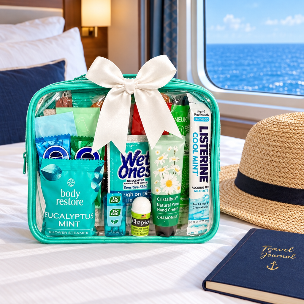 Seafoam Green Cruise & Travel Gift Bag