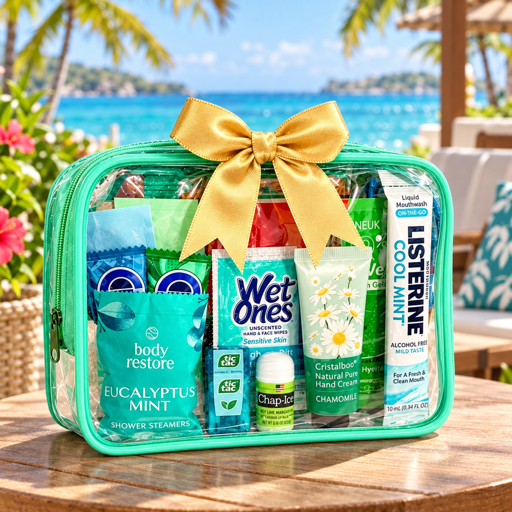 Seafoam Green Cruise & Travel Gift Bag