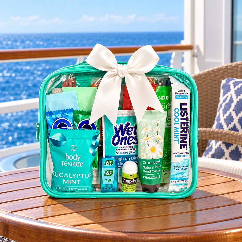Seafoam Green Cruise & Travel Gift Bag