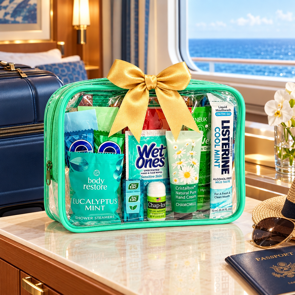 Seafoam Green Cruise & Travel Gift Bag