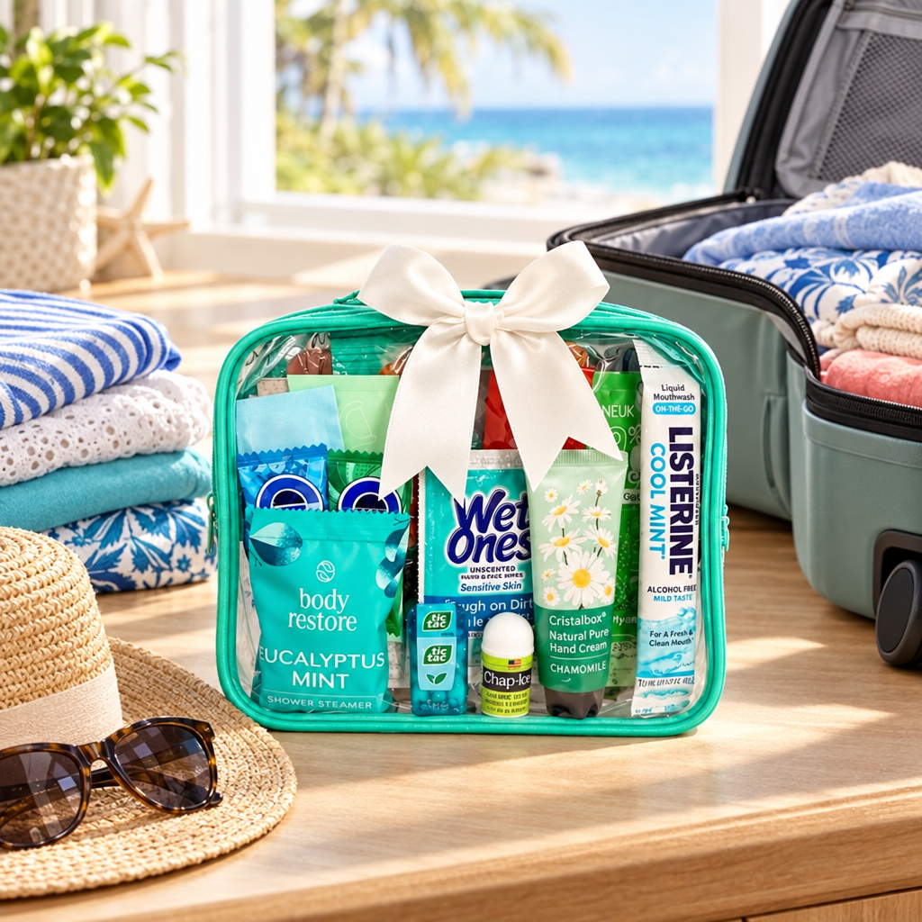 Seafoam Green Cruise & Travel Gift Bag