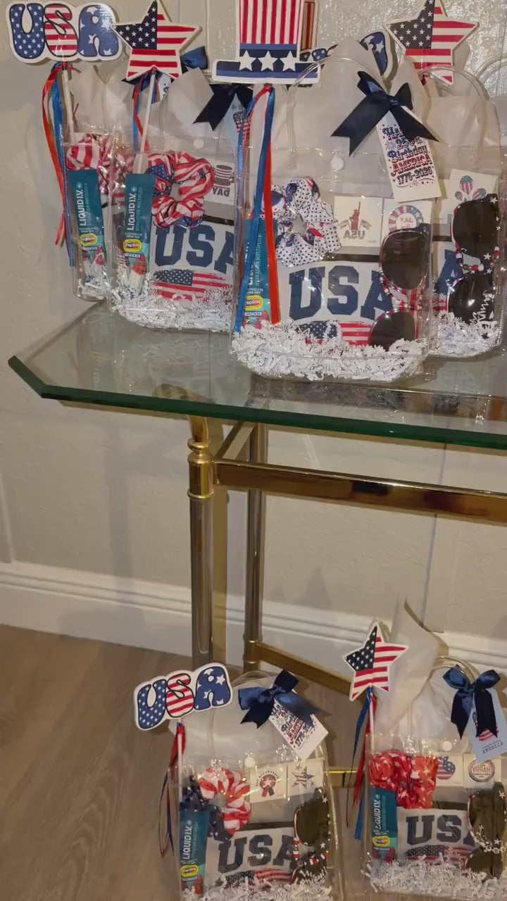 Labor Day Gift Bag | Hostess Gift | Patriotic Party Favor
