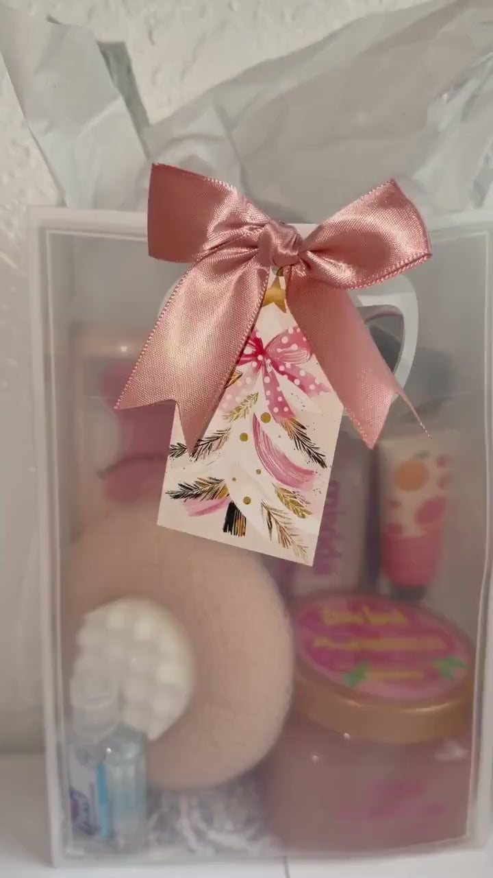 Christmas Spa Gift Set for Her Self Care Gift for Women Holiday Pamper Set Stocking Stuffer Secret Santa Gift for Mom Sister Friend