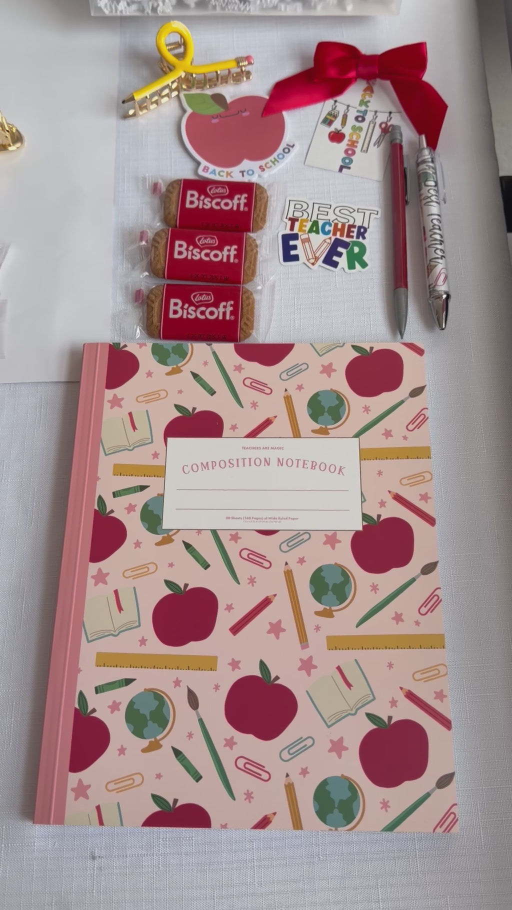 Apple for the Teacher Gift Set