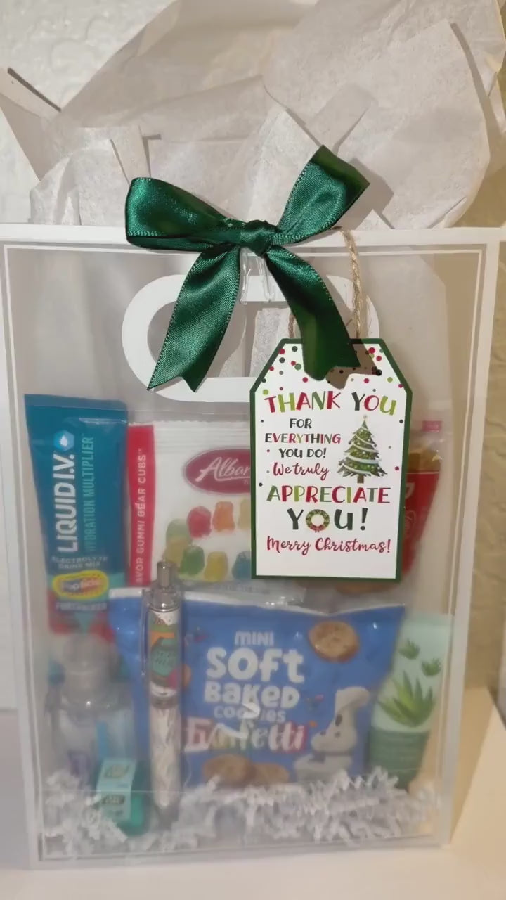 Christmas School Administrator Gift Bag | Principal Assistant Principal Dean Gift | Holiday Thank You, Ready to Gift
