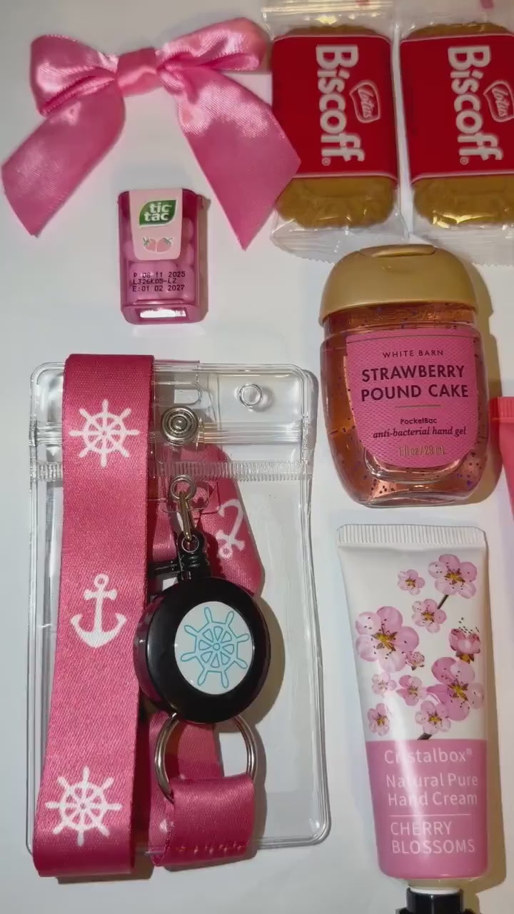 Pink Travel Edit | Girls Trip, Cruise Essentials for Women | Girls Trip Gift, Vacation Travel Kit