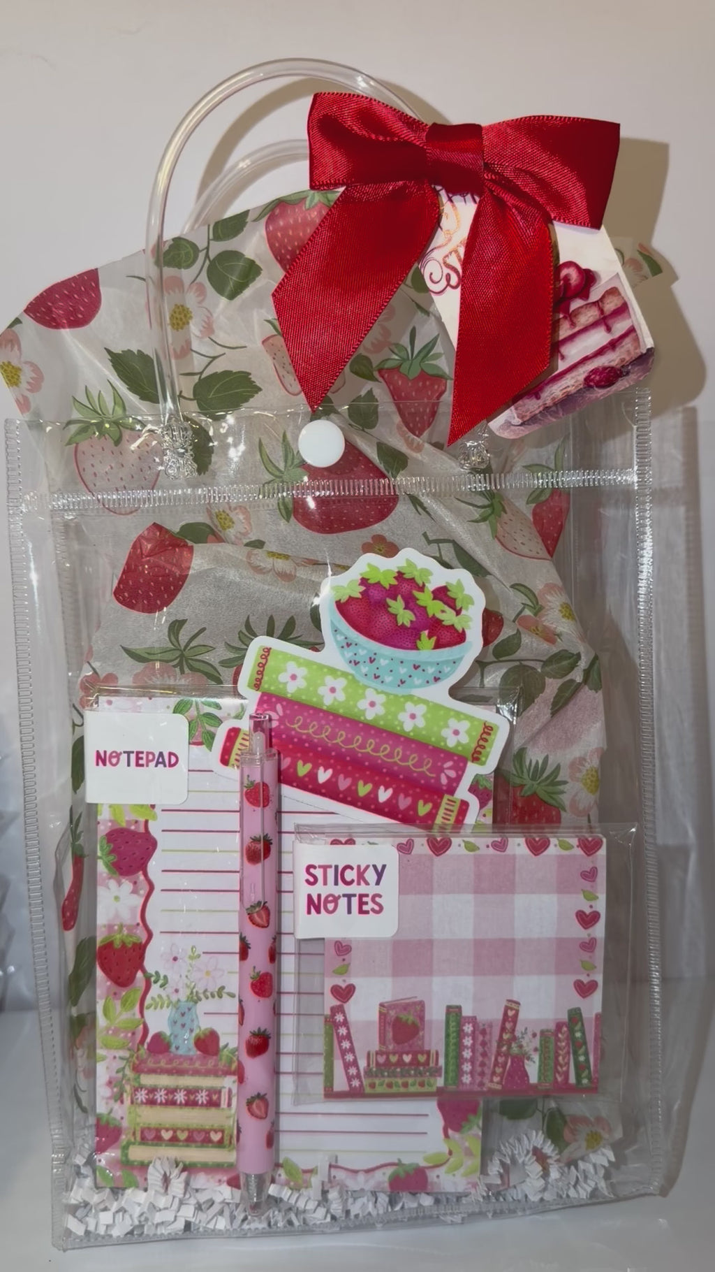The Strawberry Collection | Stationery Gift Set featuring Emily Cromwell Design