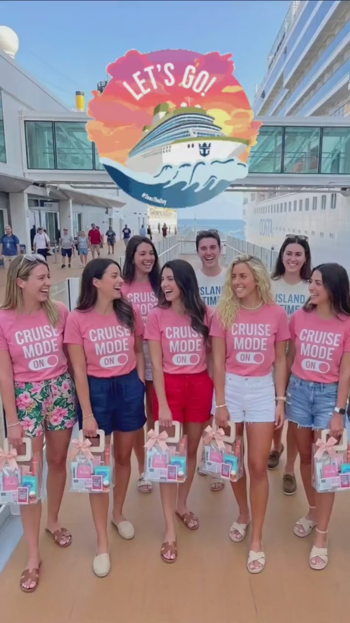 Cruise Gift Bag | 15 Vacation Survival Kit, Bachelorette Party Favor
