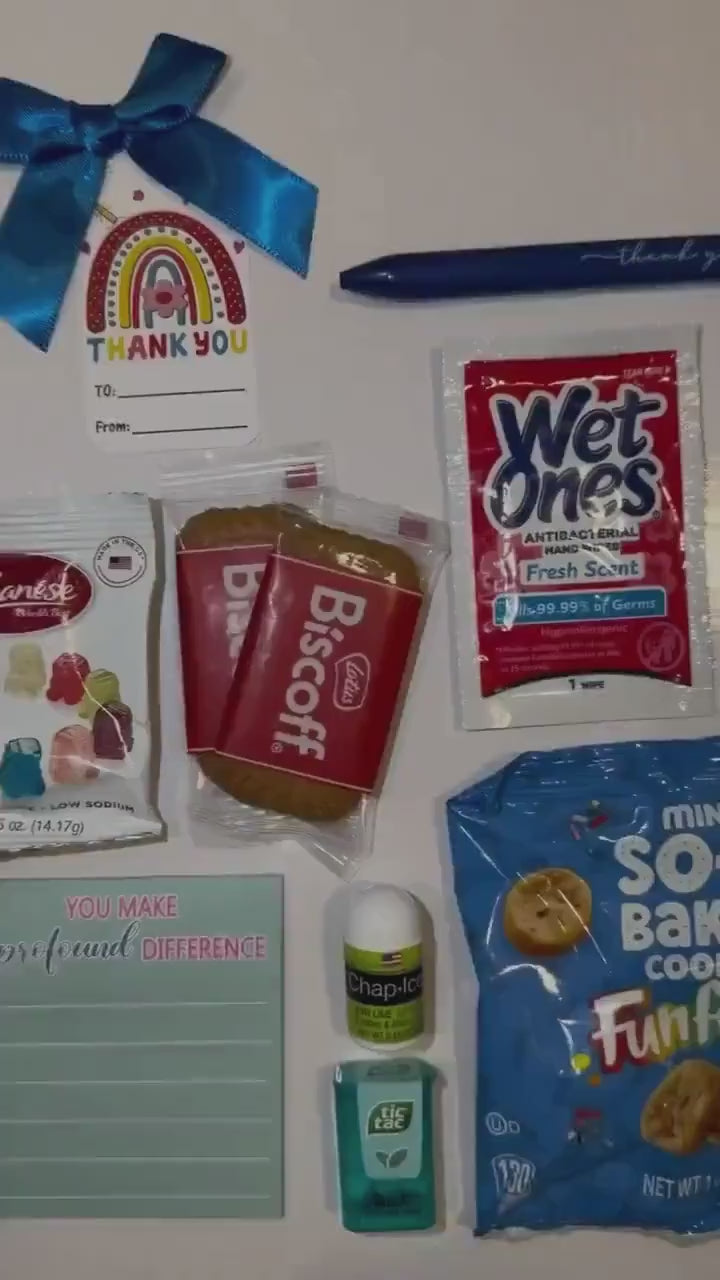 Employee Appreciation Gift Bag | Thank You Staff Corporate Team Gift Set