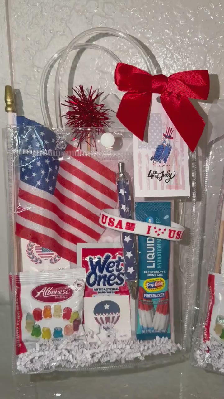 Patriotic Party Favor Bags | 4th of July, Memorial Day, Labor Day Gifts